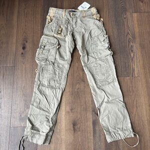 Vintage NWT! Ralph Lauren Womens 6 Utility Cargo Pants Y2K Tactical Paratrooper